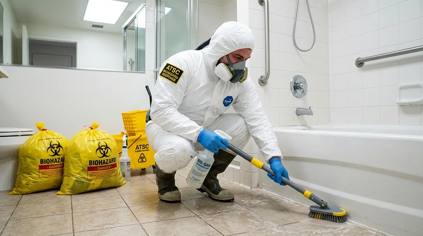 Decontamination equipment deployed for Blood Cleanup in Farmers Branch